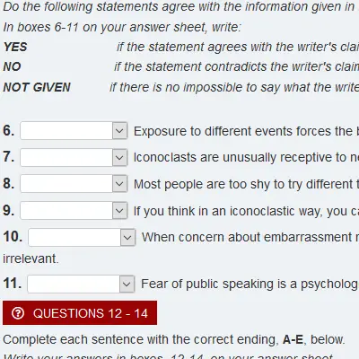 Practice Test 2.1 (Academic Reading)