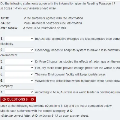 IELTS Reading Actual Exam on 10 September 2022