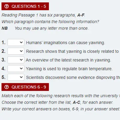 Academic Reading Test 13.1