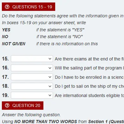 General Reading Test 3.2