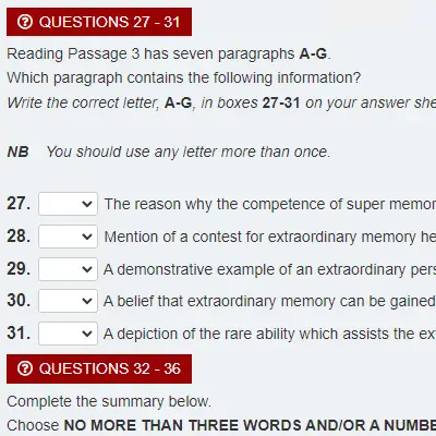 IELTS Reading Actual Exam on 5th March 2022 - North America regions