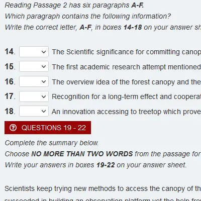 IELTS Reading (Passage 2) - Actual Exam in Hong Kong on 11th September 2021