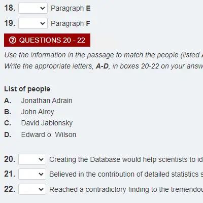 Academic Reading Test 19.2