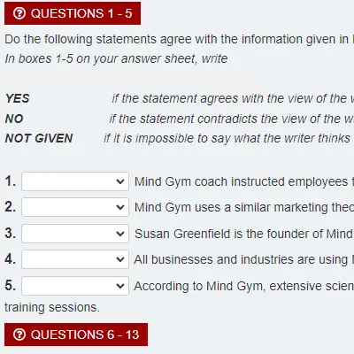 Academic Reading Test 21.1