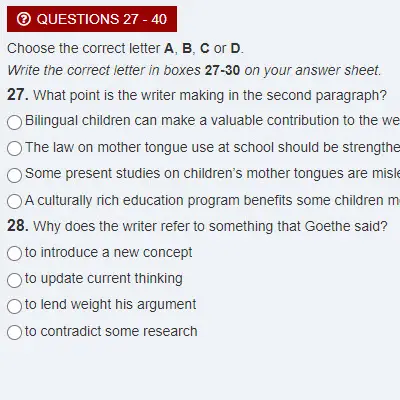 IELTS Reading Actual Exam on May 12, 2022